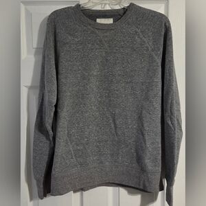American Eagle Outfitters Men's Heather Gray Crewneck Sweater